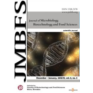 Journal of Microbiology, Biotechnology and Food Sciences