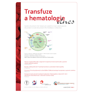 Porovnání GIT toxicity přípravných režimů BEAM a TEAM před autologní transplantací u pacientů s lymfomy