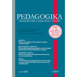 Reforma kurikula pedagogicko-psychologického modulu na Pedagogické fakultě Masarykovy univerzity