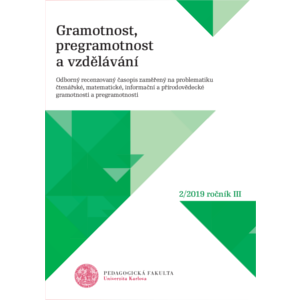 Analýza slovní zásoby žáků 2. ročníku ZŠ jako podklad pro rozvoj čtenářské pregramotnosti v předškolním vzdělávání