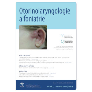 Surgical treatment and recurrence of preauricular sinus over a 15-year period at the Clinic of Children Otorhinolaryngology of the MFCU and the NICD in Bratislava