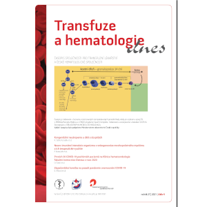 Ohlédnutí za 2. českým hematologickým a transfuziologickým sjezdem