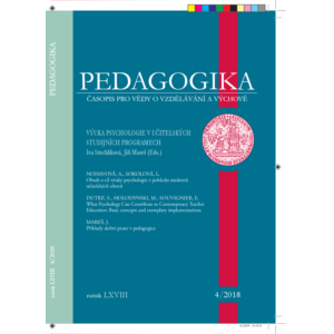 Obsah a cíl výuky psychologie z pohledu studentů učitelských oborů