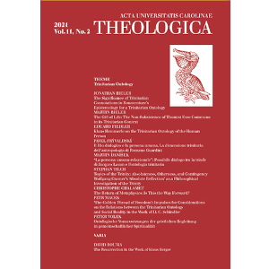 Il Dio dialogico e la persona umana. La dimensione trinitaria dell’antropologia di Romano Guardini