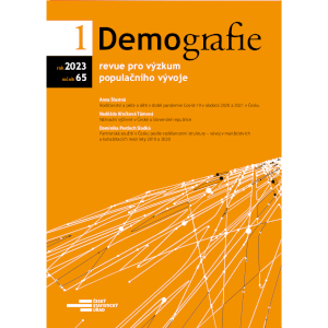 6. ročník soutěže České demografické společnosti o nejlepší kvalifikační práci v oboru demografie