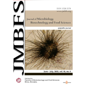 Journal of Microbiology, Biotechnology and Food Sciences