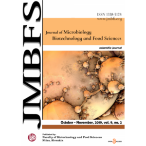 Journal of Microbiology, Biotechnology and Food Sciences