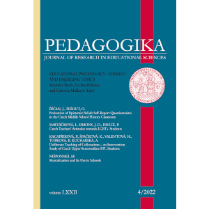 Deliberate Teaching of Collocations – an Intervention Study of Czech Upper-Intermediate EFL Students