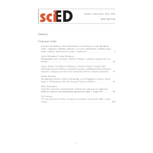 Scientia in educatione