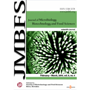 Journal of Microbiology, Biotechnology and Food Sciences