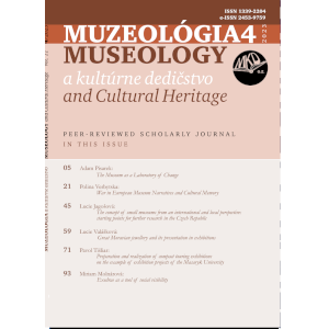 Preparation and realization of compact touring exhibitions on the example of exhibition projects of the Masaryk University