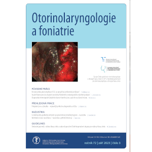 Otorinolaryngologie a foniatrie