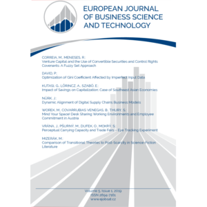 European Journal of Business Science and Technology