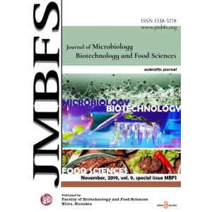 Journal of Microbiology, Biotechnology and Food Sciences